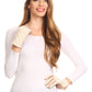 Sakkas Emie Quilted and Lace Super Soft Warm Driving Gloves Touch Screen Capable