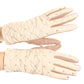 Sakkas Emie Quilted and Lace Super Soft Warm Driving Gloves Touch Screen Capable
