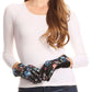 Sakkas Emie Quilted and Lace Super Soft Warm Driving Gloves Touch Screen Capable