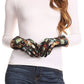 Sakkas Emie Quilted and Lace Super Soft Warm Driving Gloves Touch Screen Capable