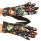 Sakkas Emie Quilted and Lace Super Soft Warm Driving Gloves Touch Screen Capable