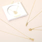 14K Gold Dipped CZ Stone Paved Holiday Mitten Pendant Necklace
