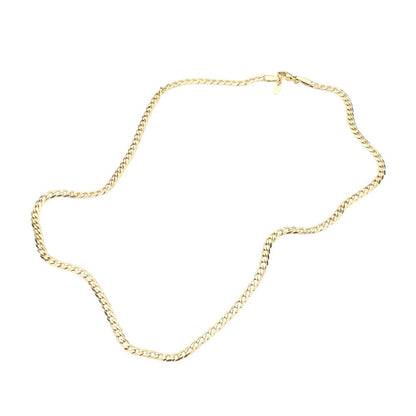 18 INCH, 4mm Stainless Steel Diamond Cut Cuban Chain Necklace
