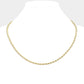 18 INCH, 4mm Stainless Steel Rope Chain Necklace