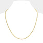 20 INCH, 3mm Stainless Steel Rope Chain Necklace