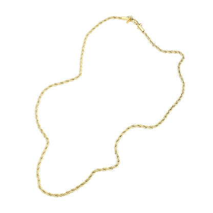 20 INCH, 3mm Stainless Steel Rope Chain Necklace