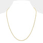 24 INCH, 3mm Stainless Steel Rope Chain Necklace