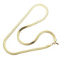 24 Inch, 7mm Stainless Steel Herringbone Chain Necklace