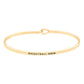 Basketball Mom Brass Thin Metal Hook Bracelet