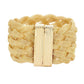 Braided Metal Mesh Detail Magnetic Bracelet