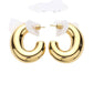 Chunky Stainless Steel Hoop Earrings