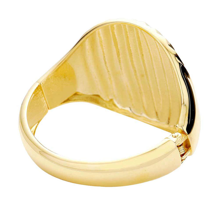 Embossed Metal Bracelet