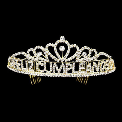 Feliz Cumpleanos Message Party Tiara