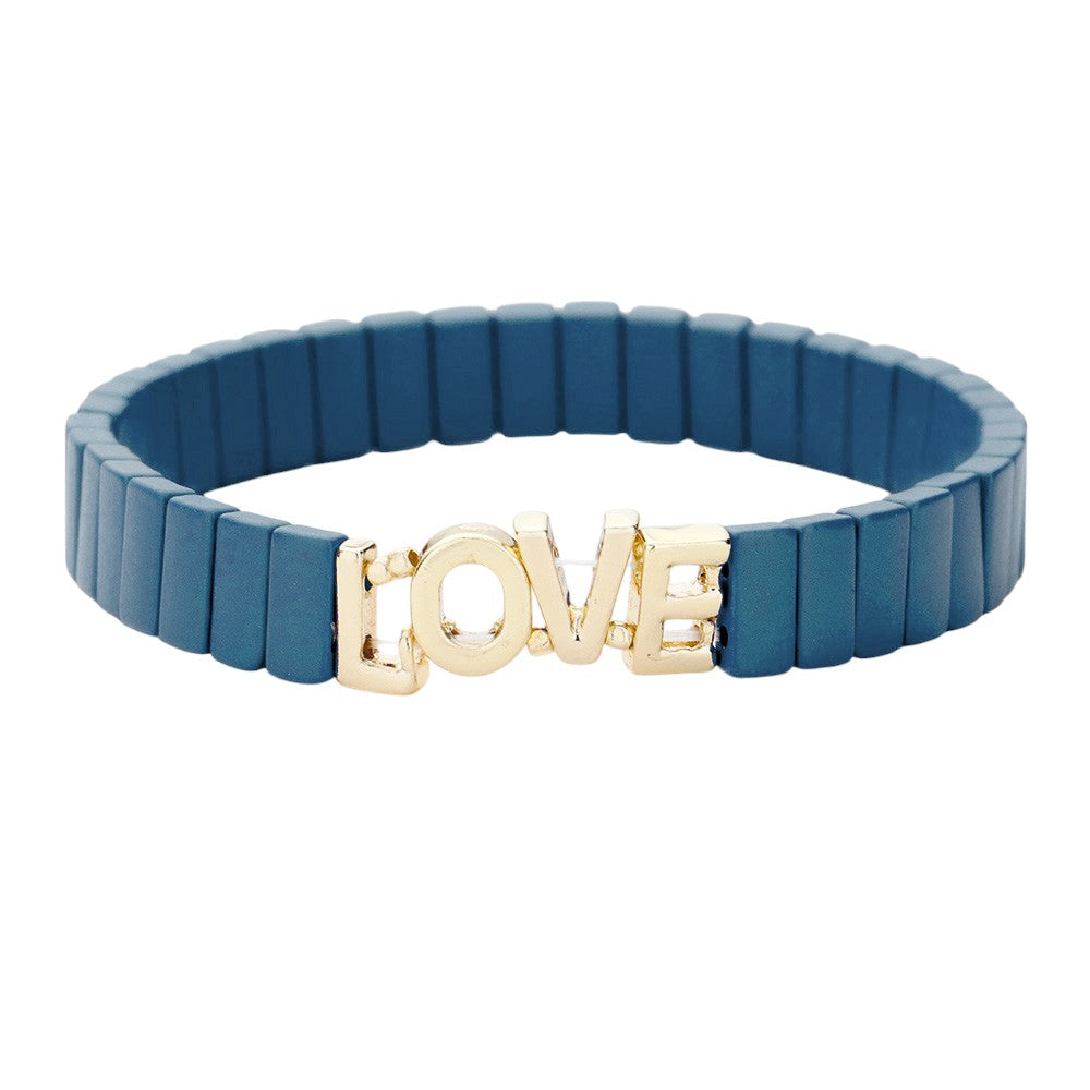 Lego Block Love Stretch Bracelet