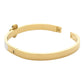 Pulsera articulada de acero inoxidable con trébol de cuatro hojas y punta