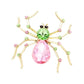 Crystal Spider Pin Brooch