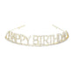 Happy Birthday Rhinestone Pave Party Tiara
