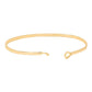 Just Married Thin Metal Hook Bracelet