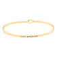 Just Married Thin Metal Hook Bracelet