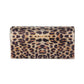 Leopard Patterned Bling Evening Clutch Crossbody Bag