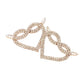 Rhinestone Pave Heart Earrings