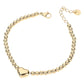 SECRET BOX_Stainless Steel Heart Pointed Ball Beaded Bracelet