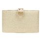 Shimmery Evening Clutch Crossbody Bag