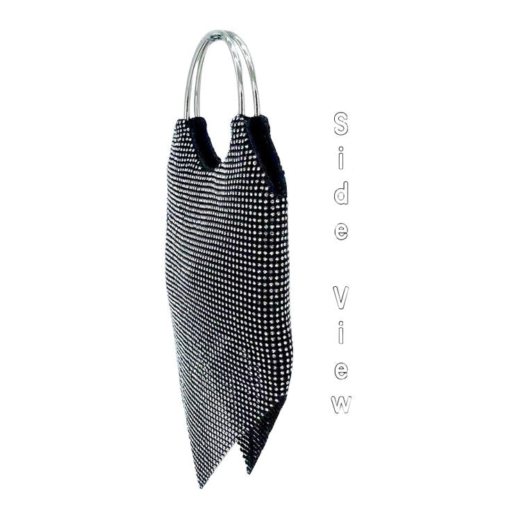 Shimmery Evening Clutch Crossbody Bag