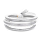 3PCS Glitter Jelly Tube Bangle Bracelet