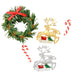 Stone Embellished Metal Reindeer Brooch
