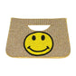 Smile Seed Beaded Tote Crossbody Bag