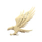 Stainless Steel Cutout Eagle Pin Brooch