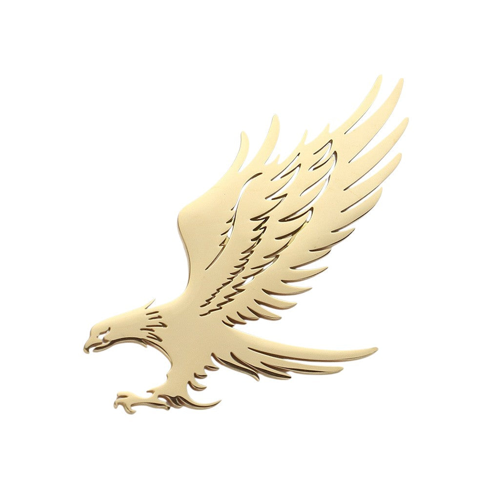 Stainless Steel Cutout Eagle Pin Brooch