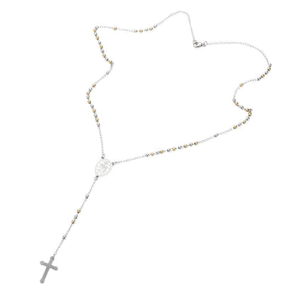 Stainless Steel Rosaries Necklace