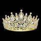 Teardrop Stone Accented Crown Tiara