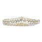 Teardrop Stone Cluster Princess Tiara