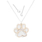Two Tone Brass Metal Paw Pendant Necklace
