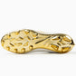 Gold Rush White & Gold Cleats — Quantum Carbon by Phenom Elite