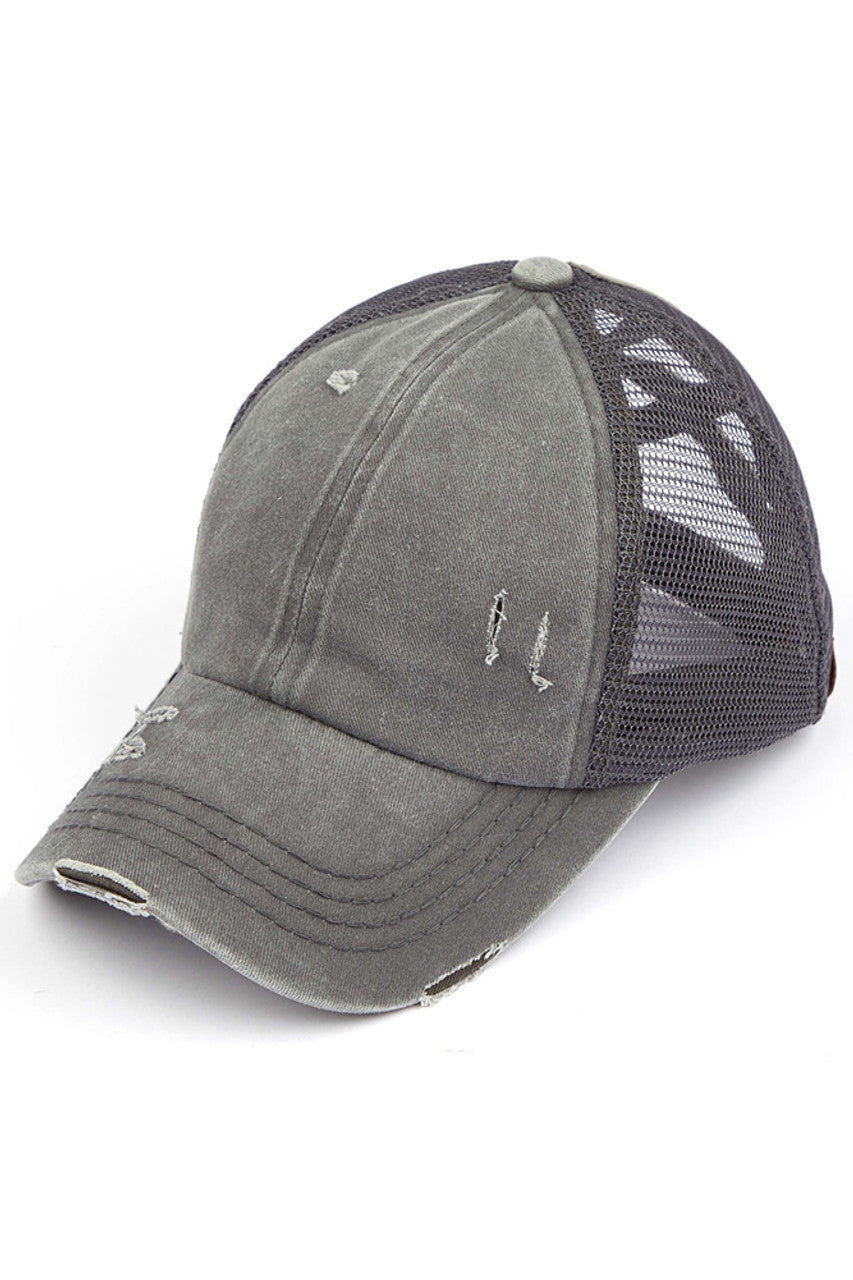 C.C Women's Baseball Ponytail Cap