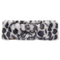 C.C Leopard Pattern Faux Fur Headwrap