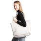 Herringbone Tote Bag