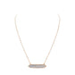 Trendy Patterned Hexagon Pendant Necklace
