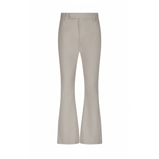 Pantalones campana - Gris