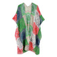 Paisley Bandana Patterned Cover Up Kimono Poncho