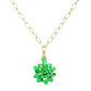 Christmas Gift Bow Necklace