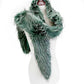 Long Faux Furry Layover Scarf