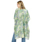 Paisley Patterned Cover Up Kimono Poncho