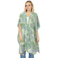 Paisley Patterned Cover Up Kimono Poncho