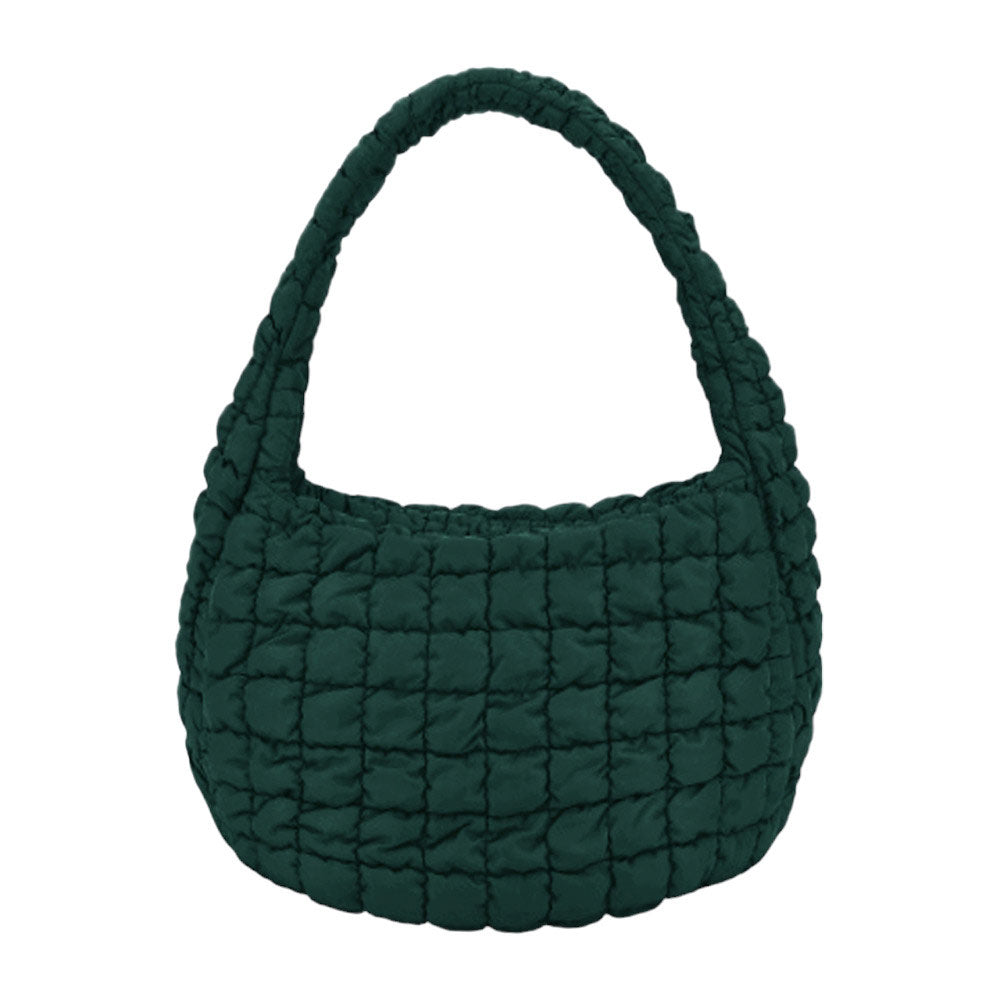 Quilted Puffer Shoulder Crossbody Bag