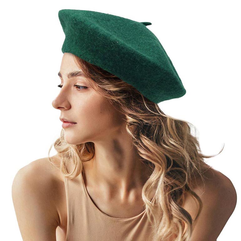 Solid Beret Hat